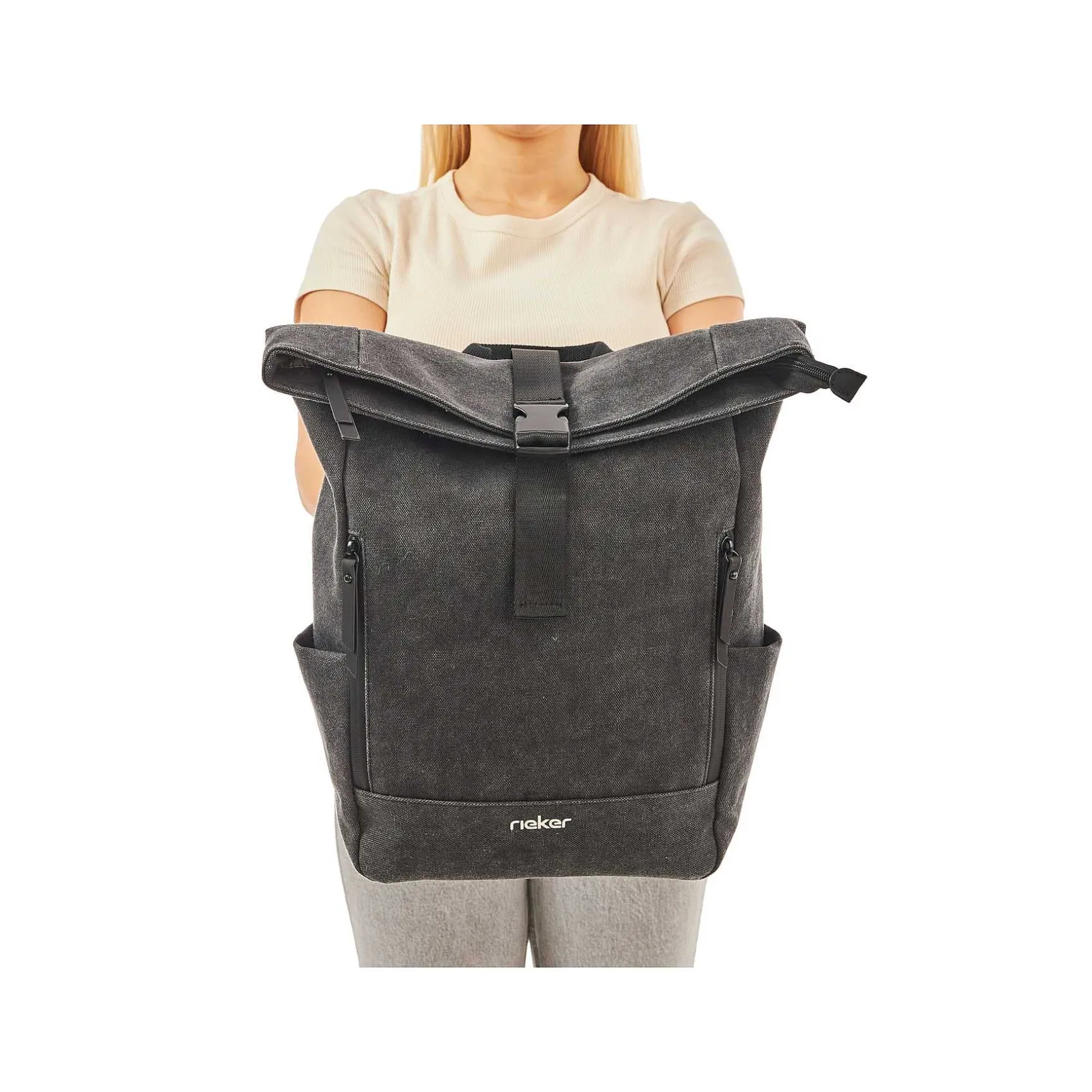 Rieker Bags-| Backpack Asphalt Gray