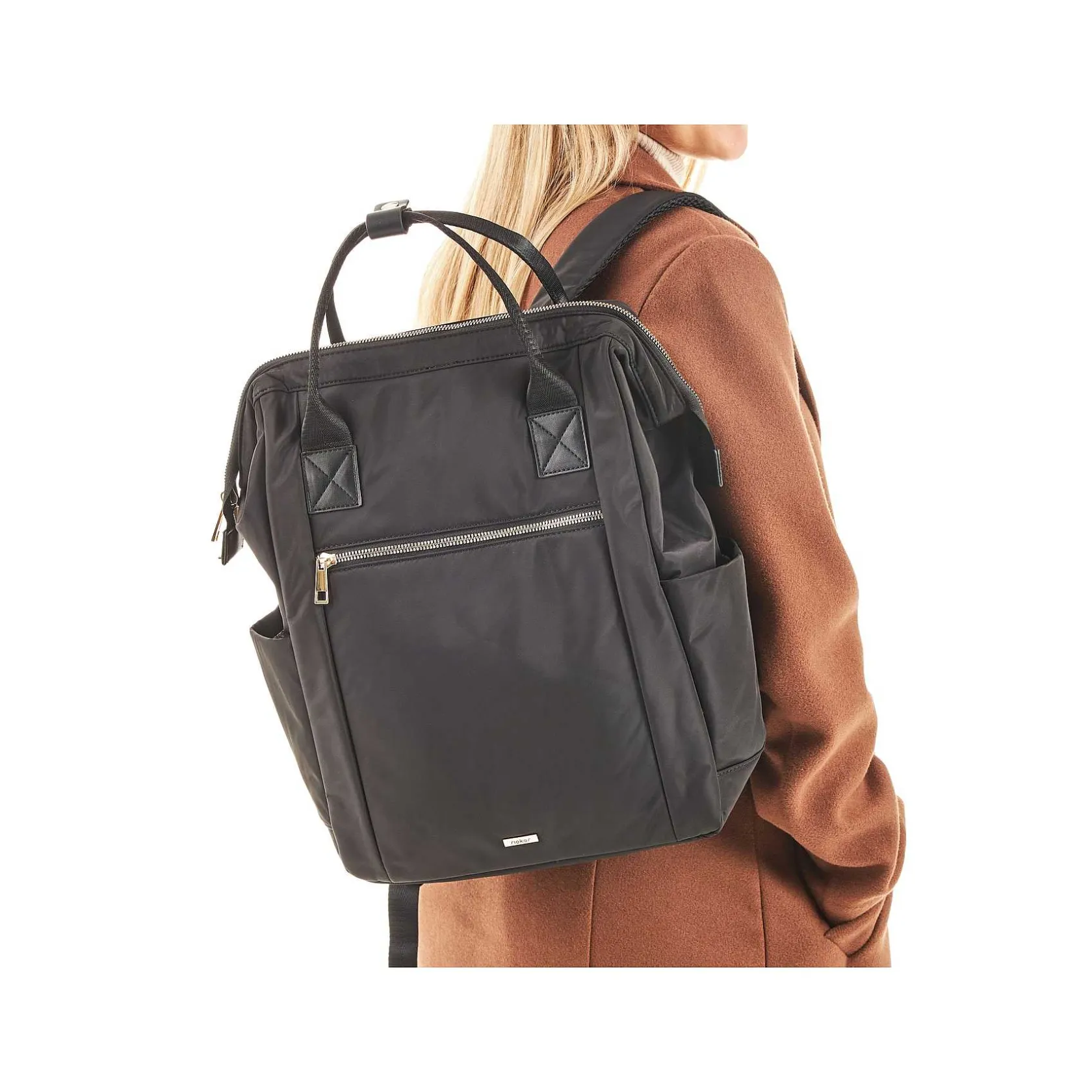 Rieker Bags-| Backpack Jet Black