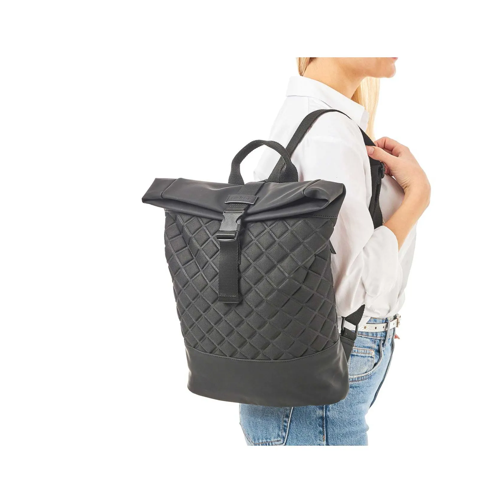 Rieker Bags-| Backpack Jet Black