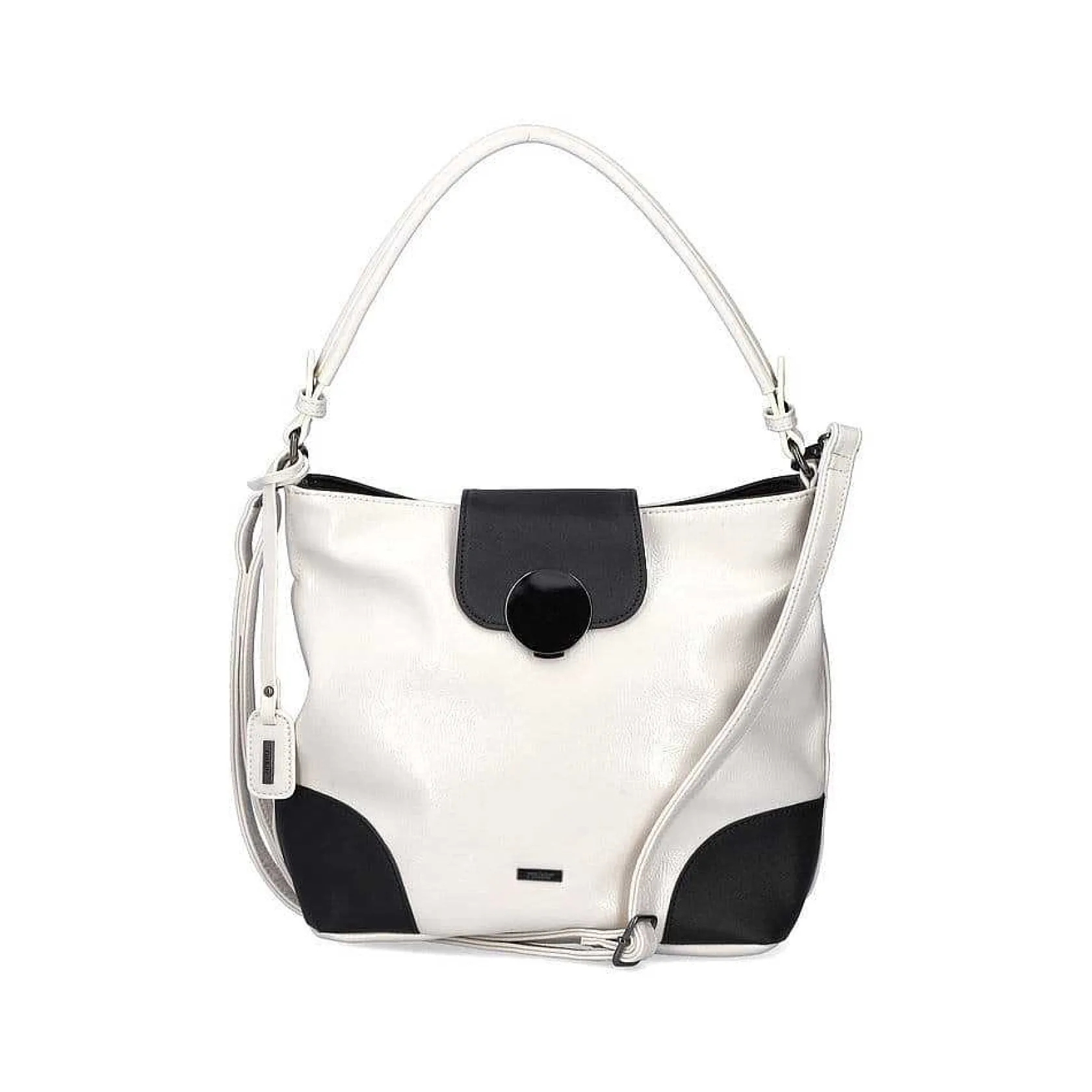 Rieker Bags-| Handbag Cream Beige Metallic