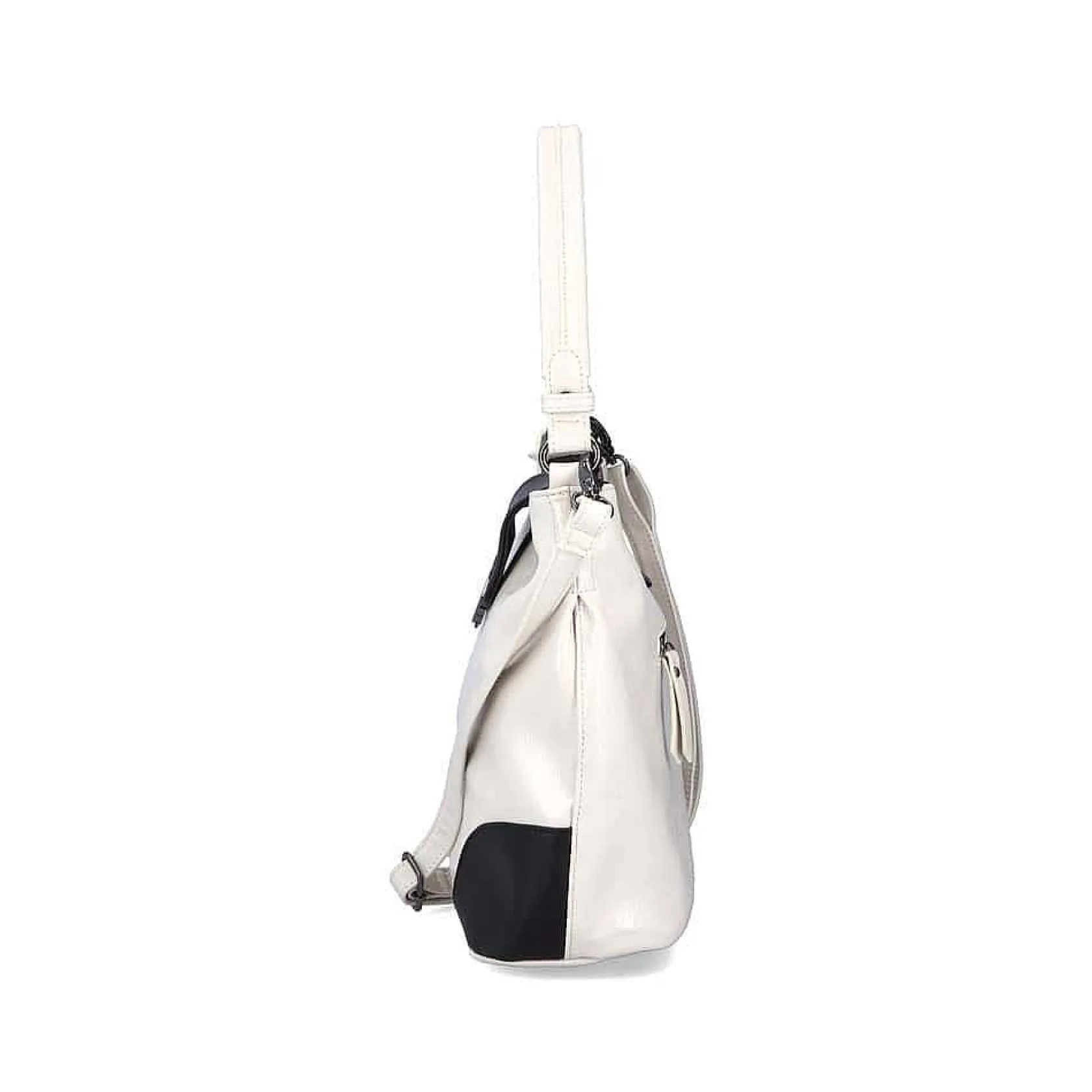 Rieker Bags-| Handbag Cream Beige Metallic