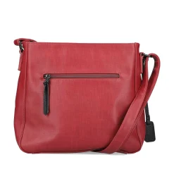 Rieker Bags-| Handbag Fire Red-Black
