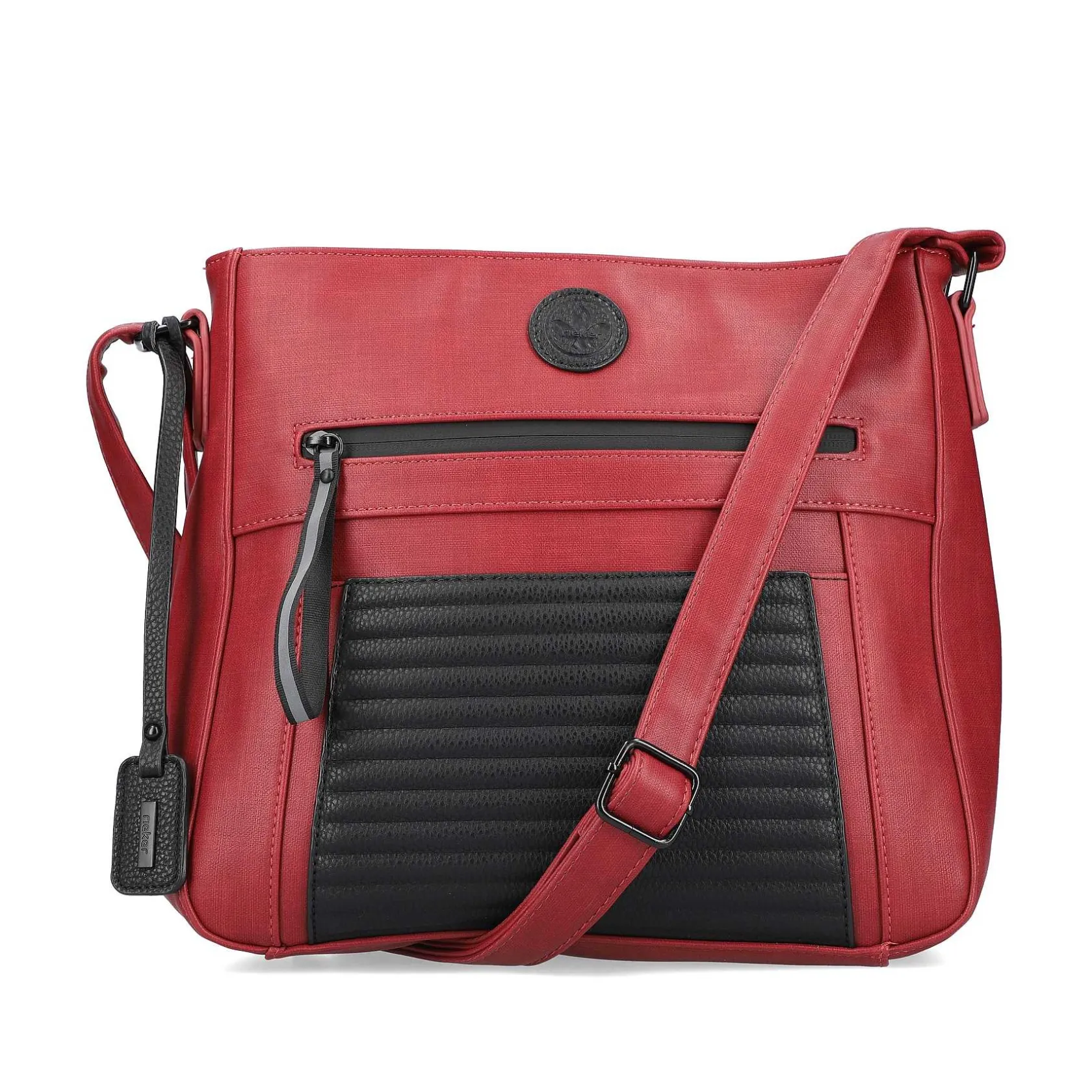 Rieker Bags-| Handbag Fire Red-Black
