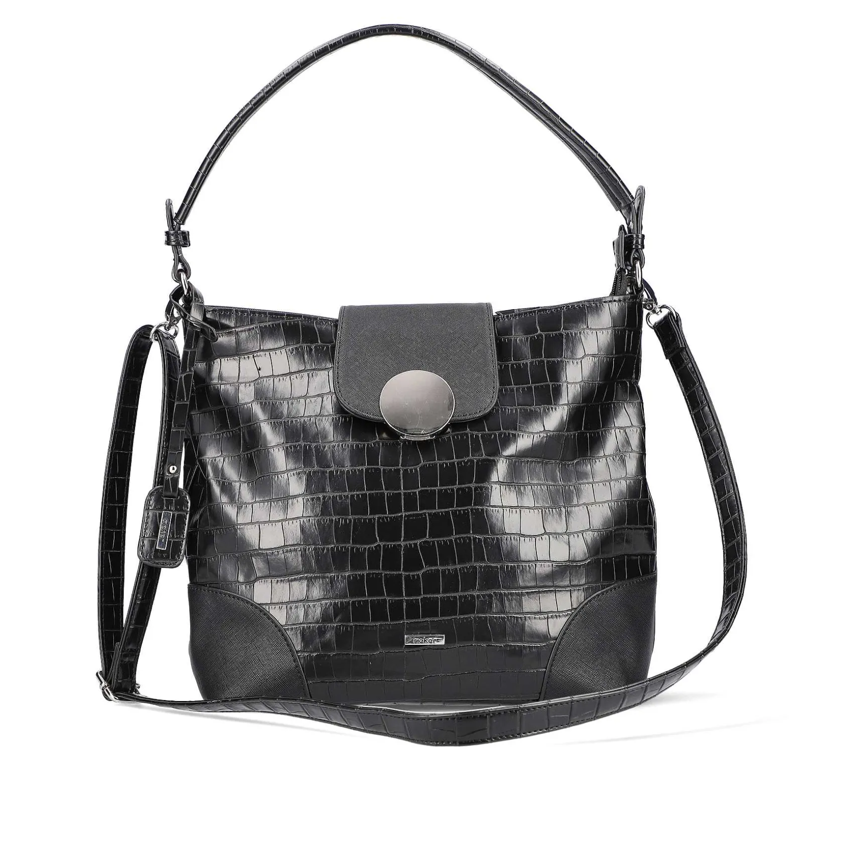 Rieker Bags-| Handbag Jet Black