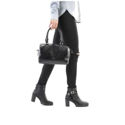 Rieker Bags-| Handbag Jet Black