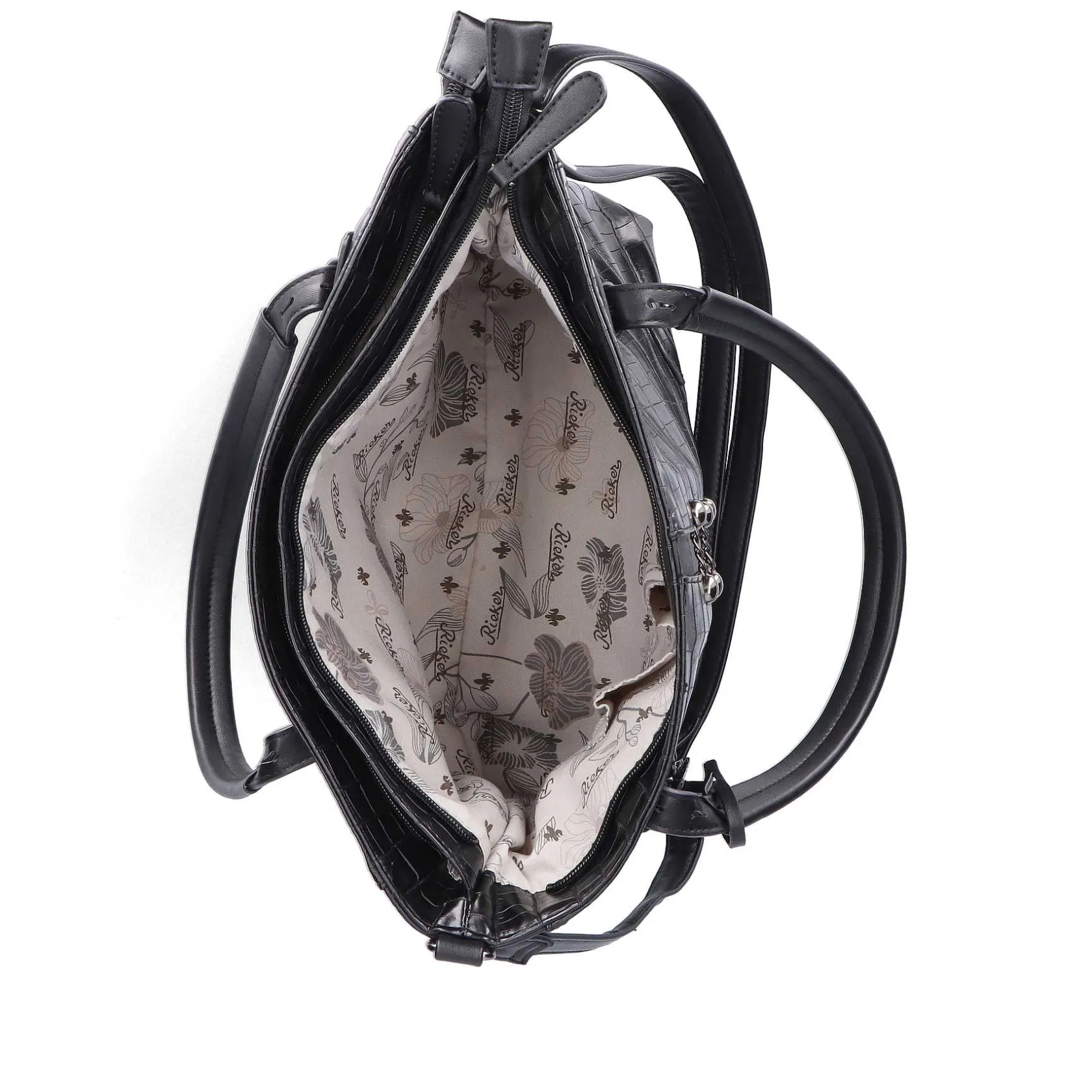 Rieker Bags-| Handbag Jet Black