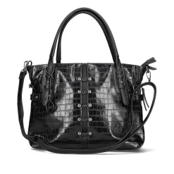 Rieker Bags-| Handbag Jet Black