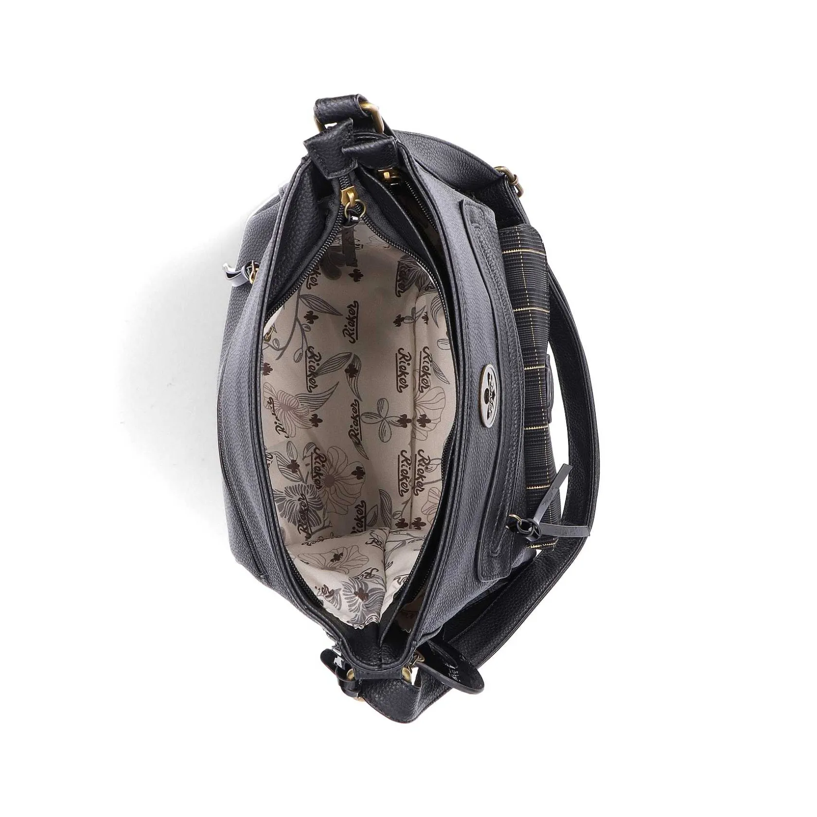 Rieker Bags-| Handbag Jet Black