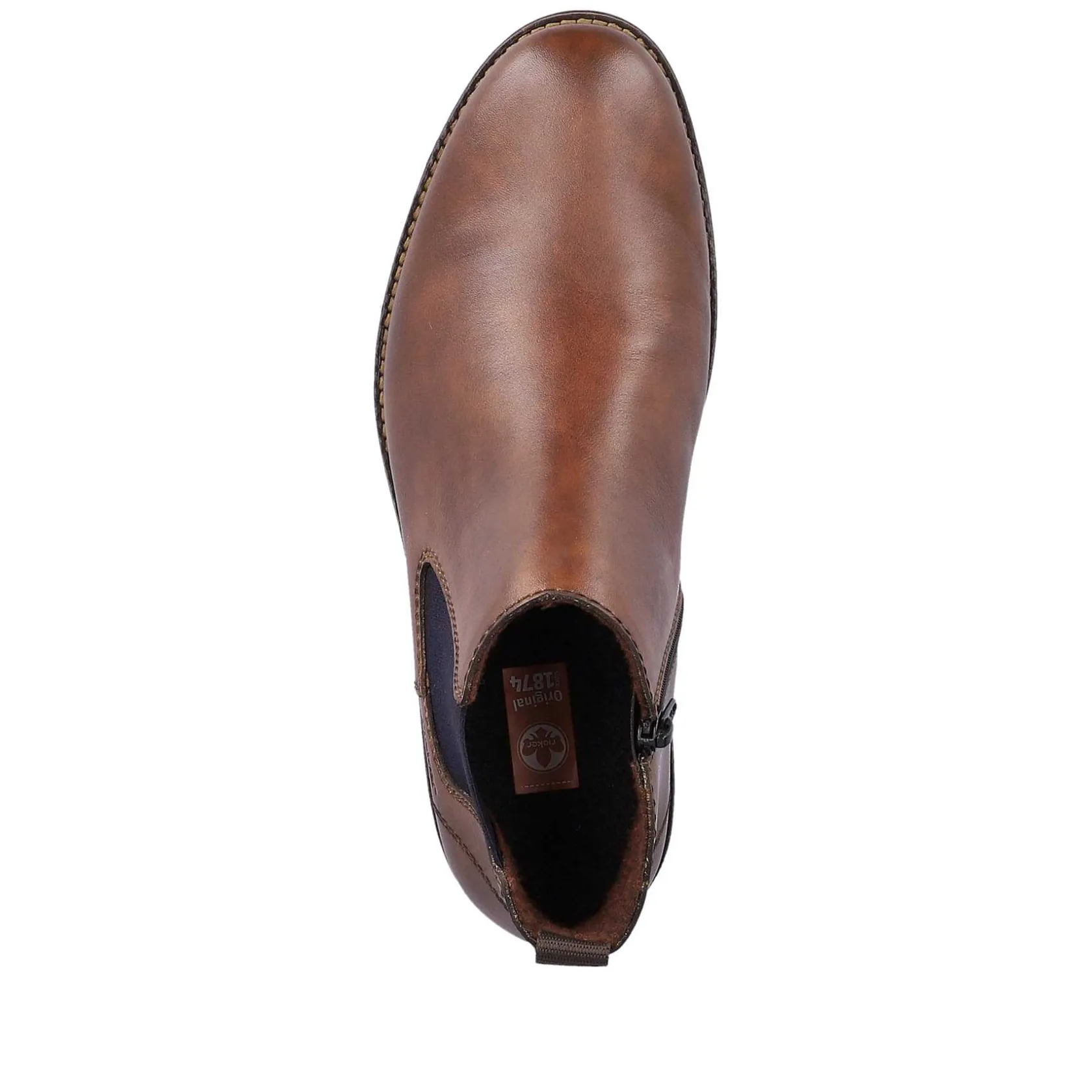 Rieker Boots-Men'S Chelsea Boots Nut Brown-Black
