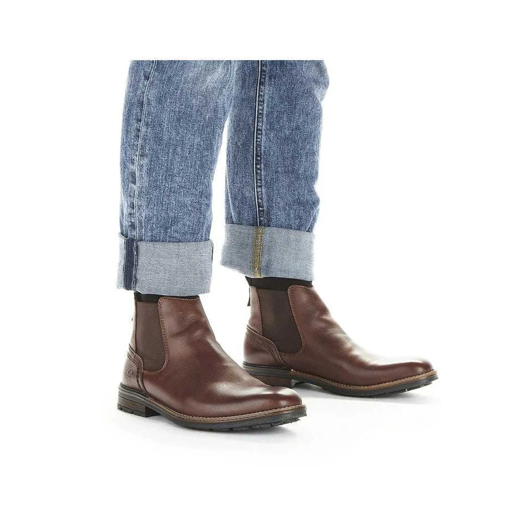 Rieker Boots-Men'S Chelsea Boots Chestnut Brown