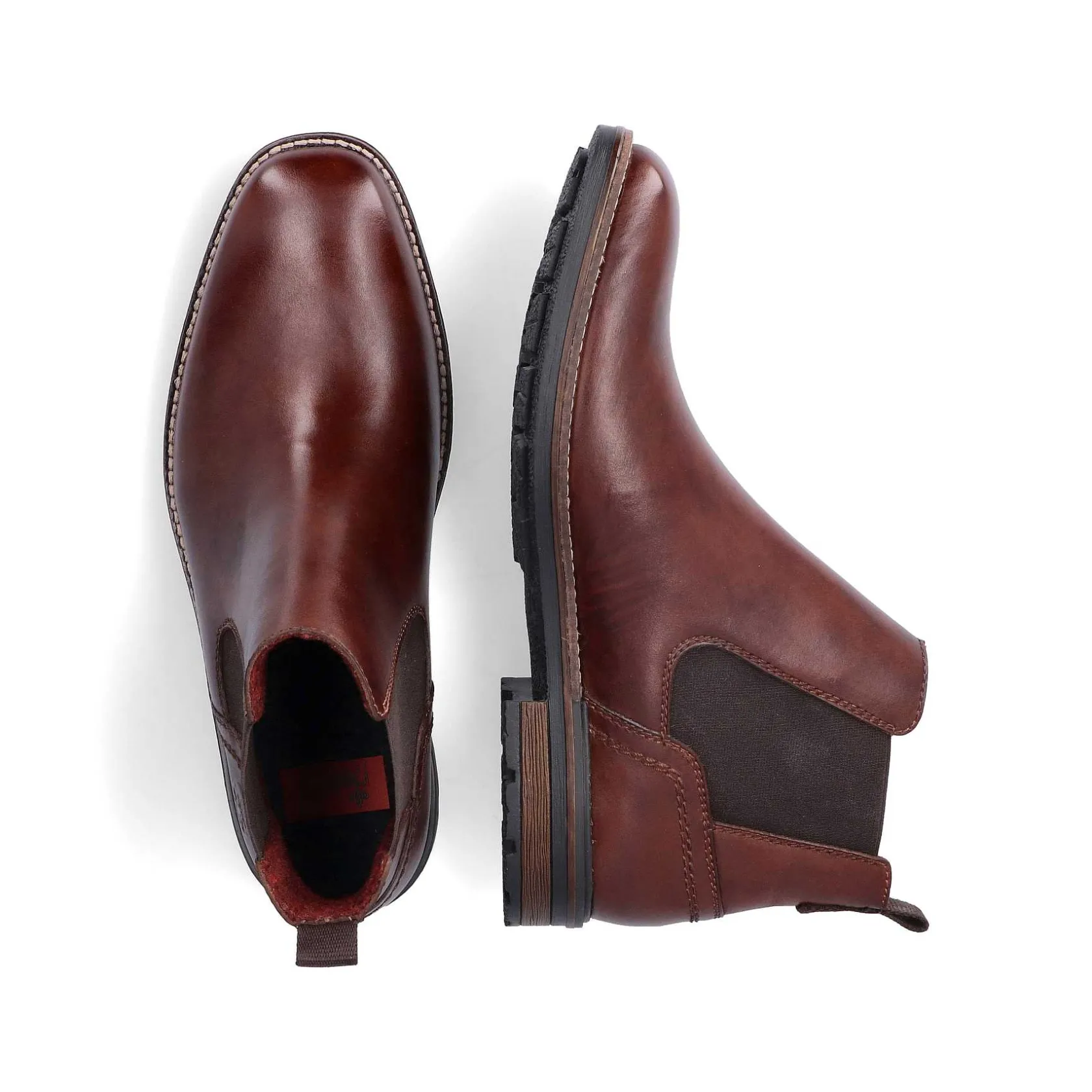 Rieker Boots-Men'S Chelsea Boots Chestnut Brown