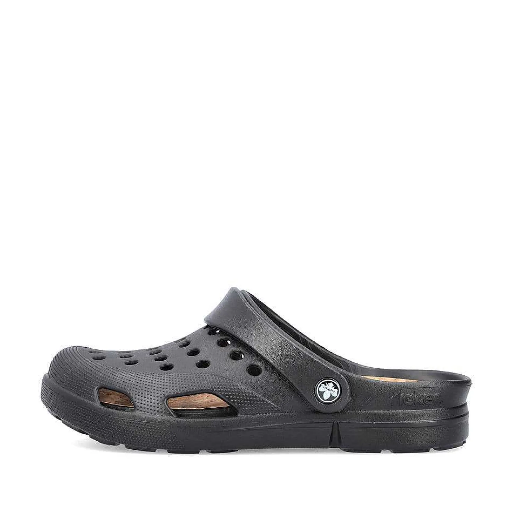 Rieker Mules & Slippers-Men'S Clogs Glossy Black
