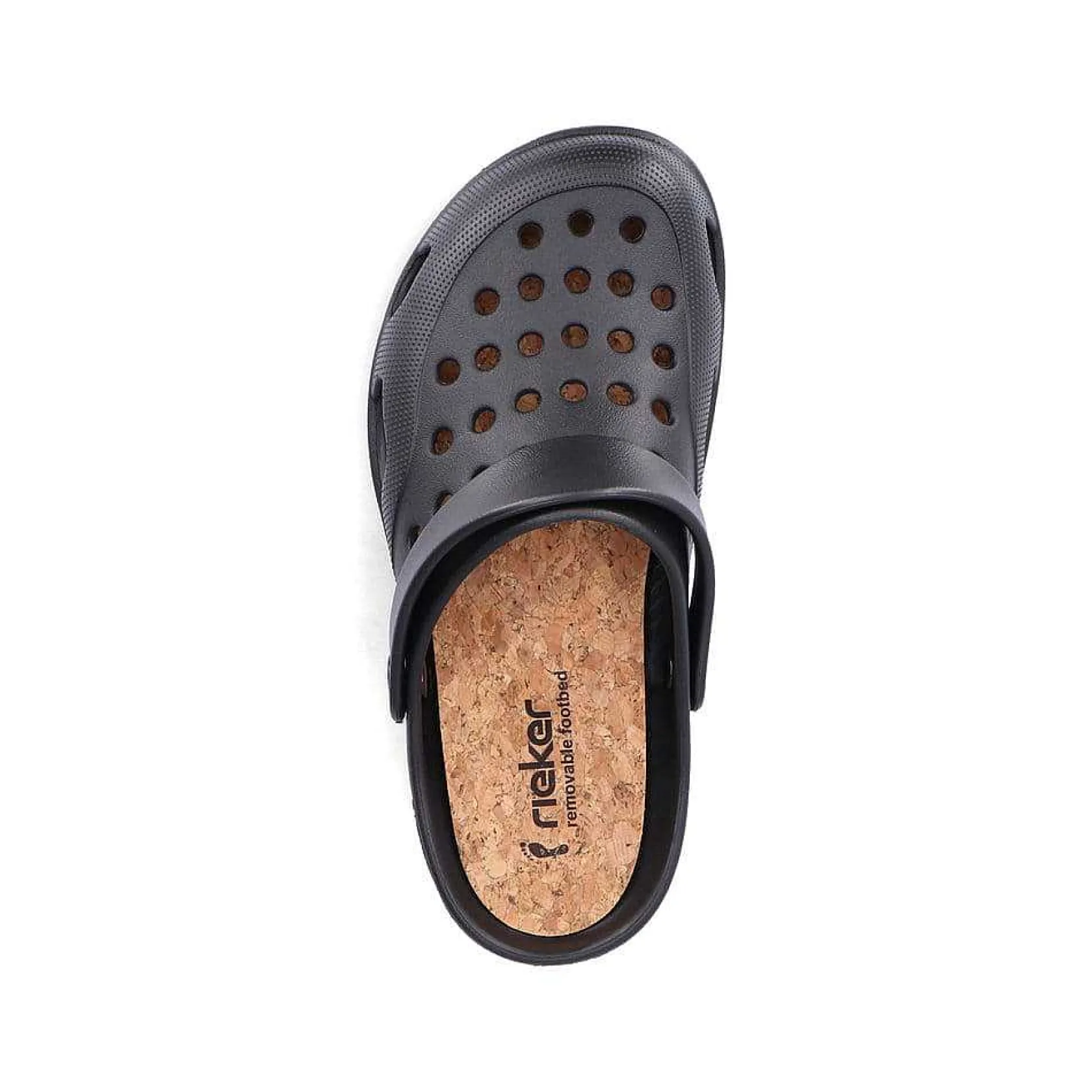 Rieker Mules & Slippers-Men'S Clogs Glossy Black