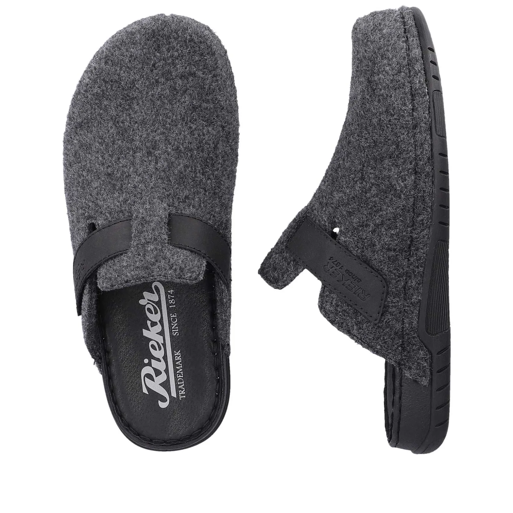 Rieker Mules & Slippers-Men'S Clogs Granite Grey