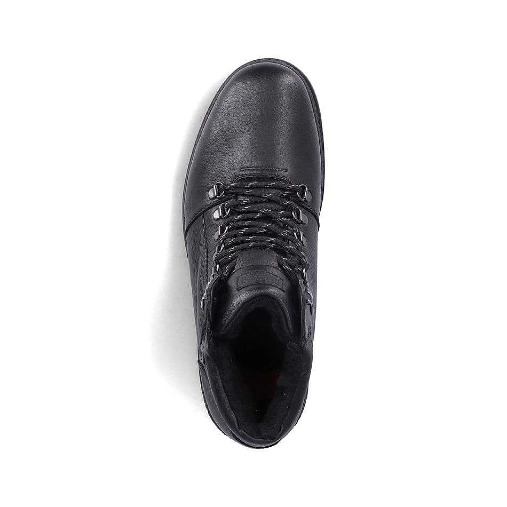 Rieker Boots-Men'S Corded Boots, Glossy Black