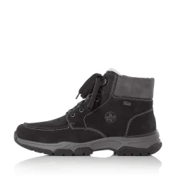 Rieker Boots-Men'S Corded Boots Deep Black