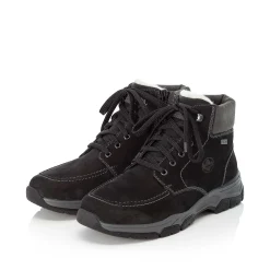 Rieker Boots-Men'S Corded Boots Deep Black