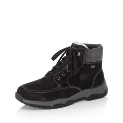 Rieker Boots-Men'S Corded Boots Deep Black