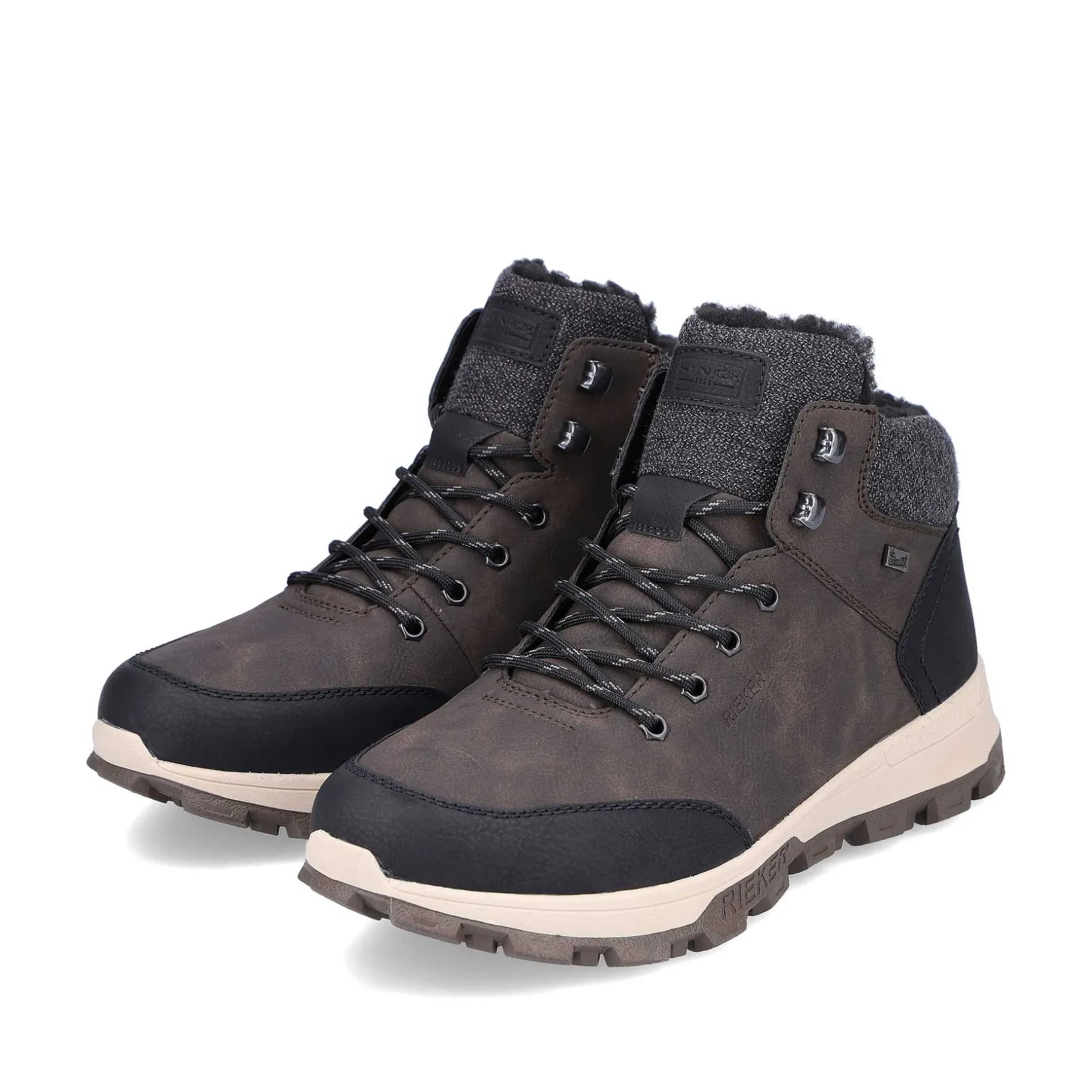Rieker Boots-Men'S Corded Boots Coffee Brown