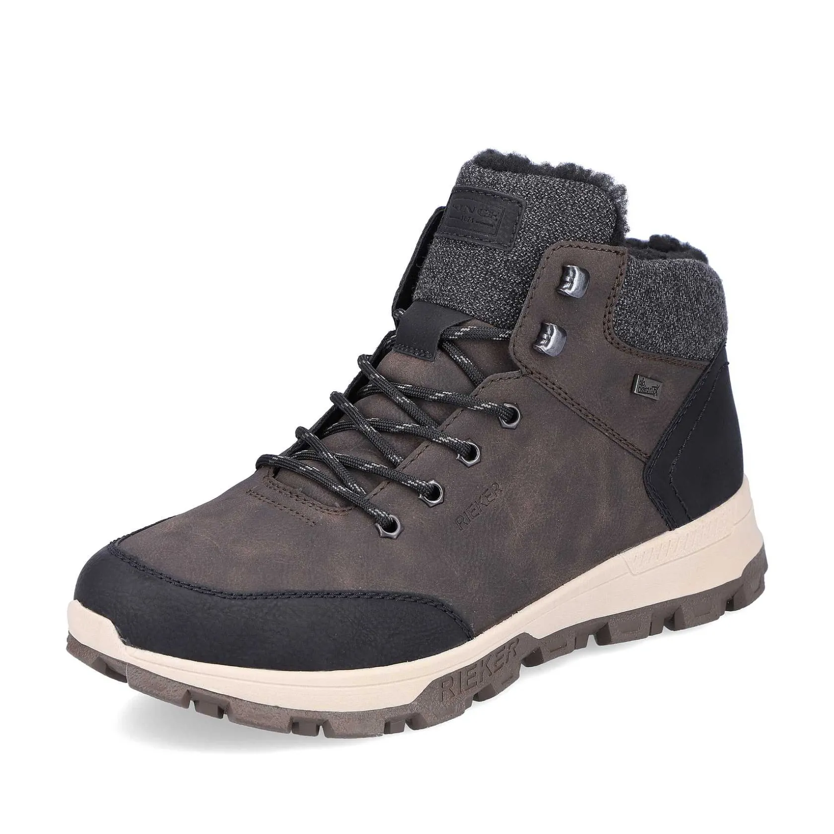 Rieker Boots-Men'S Corded Boots Coffee Brown