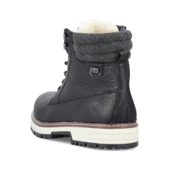 Rieker Boots-Men'S Corded Boots Deep Black