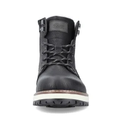 Rieker Boots-Men'S Corded Boots Deep Black