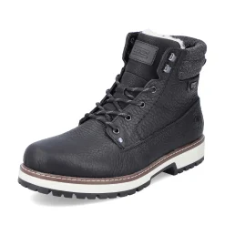 Rieker Boots-Men'S Corded Boots Deep Black