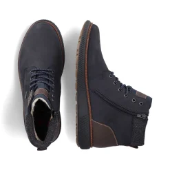 Rieker Boots-Men'S Corded Boots Navy Blue