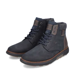 Rieker Boots-Men'S Corded Boots Navy Blue