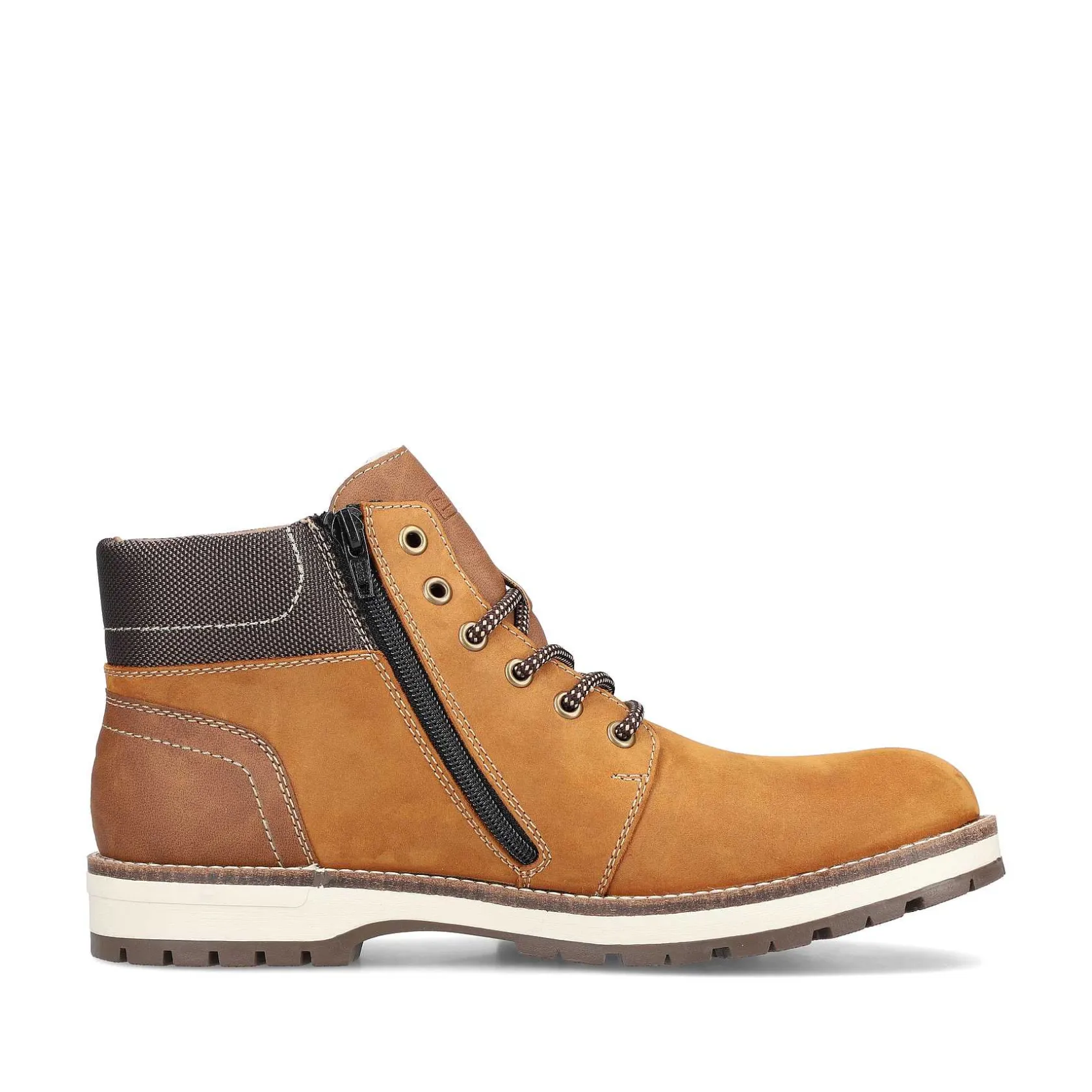 Rieker Boots-Men'S Corded Boots Caramel Brown