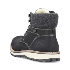 Rieker Boots-Men'S Corded Boots Deep Black