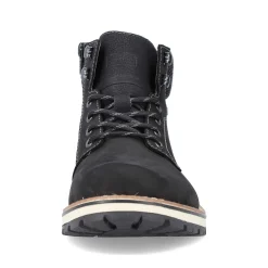 Rieker Boots-Men'S Corded Boots Deep Black