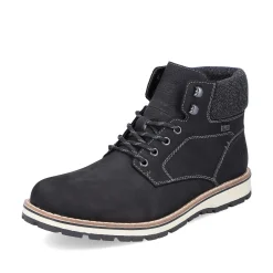 Rieker Boots-Men'S Corded Boots Deep Black