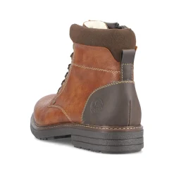 Rieker Boots-Men'S Corded Boots Caramel Brown