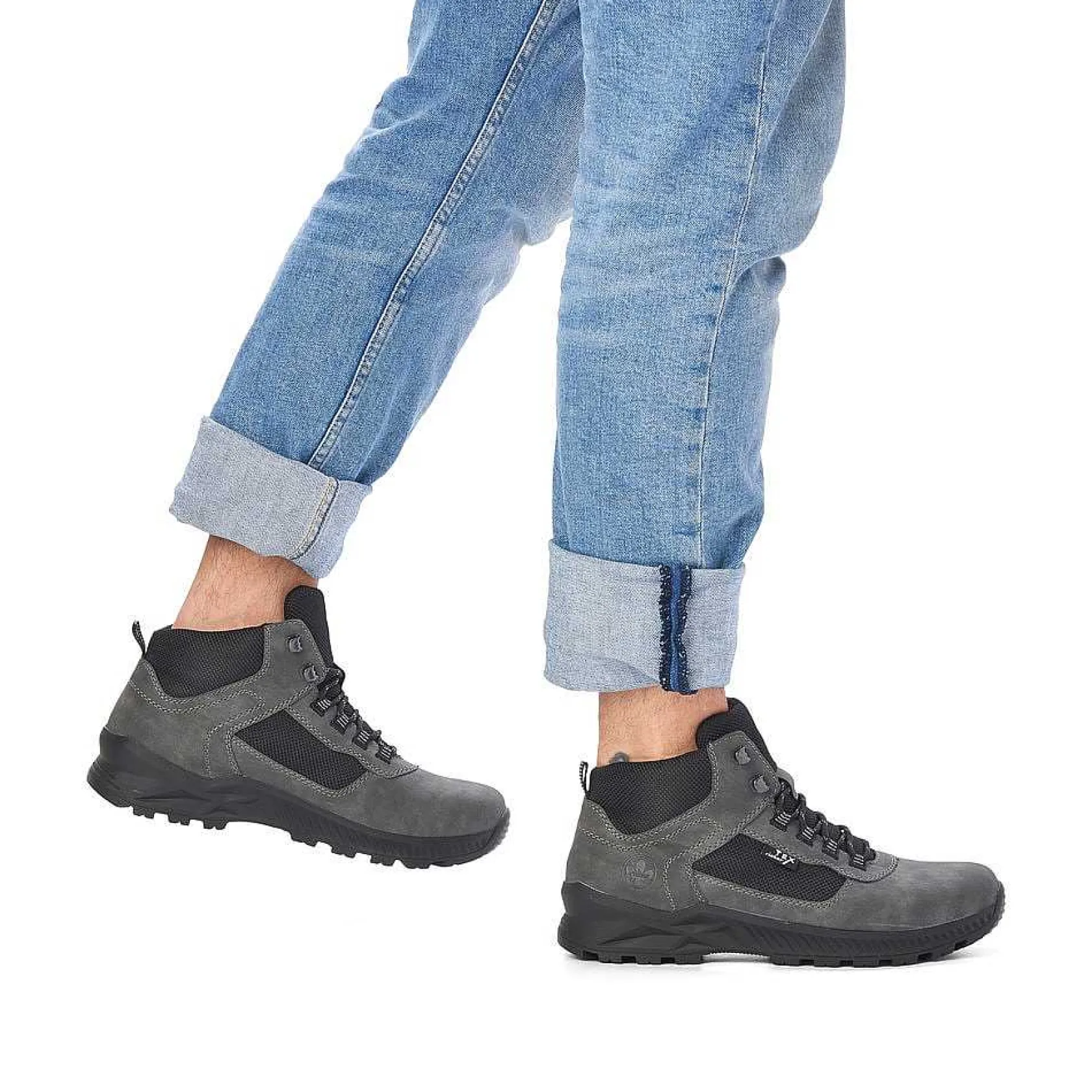 Rieker Boots-Men'S Corded Boots Granite Gray