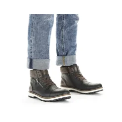 Rieker Boots-Men'S Corded Boots Night Black