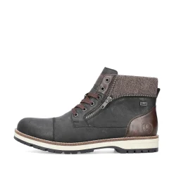 Rieker Boots-Men'S Corded Boots Night Black