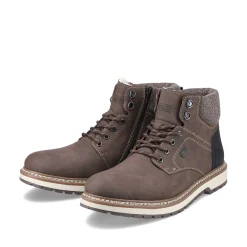 Rieker Boots-Men'S Corded Boots Tobacco Brown