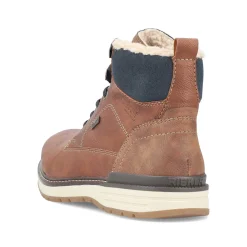 Rieker Boots-Men'S Corded Boots, Nut Brown