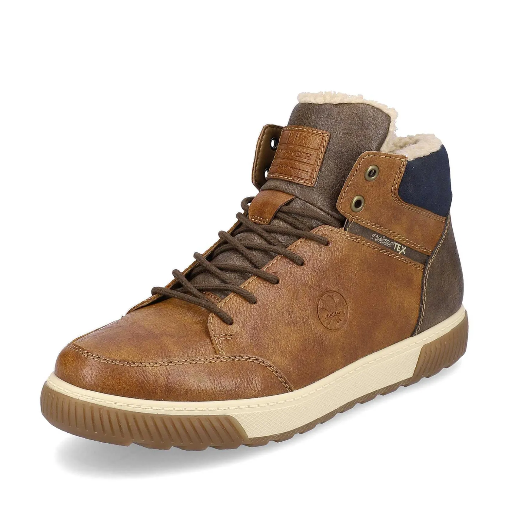 Rieker Boots-Men'S Corded Boots Nougat Brown