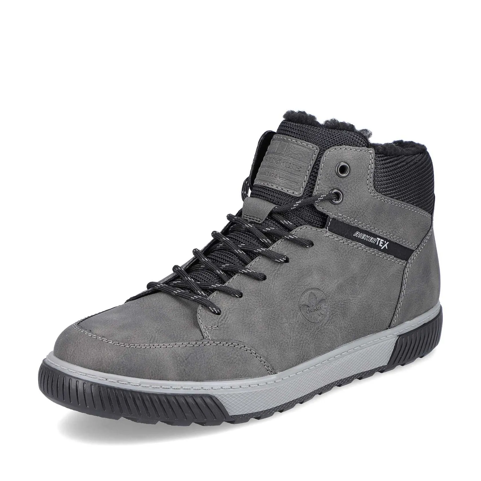 Rieker Boots-Men'S Corded Boots Steel Gray