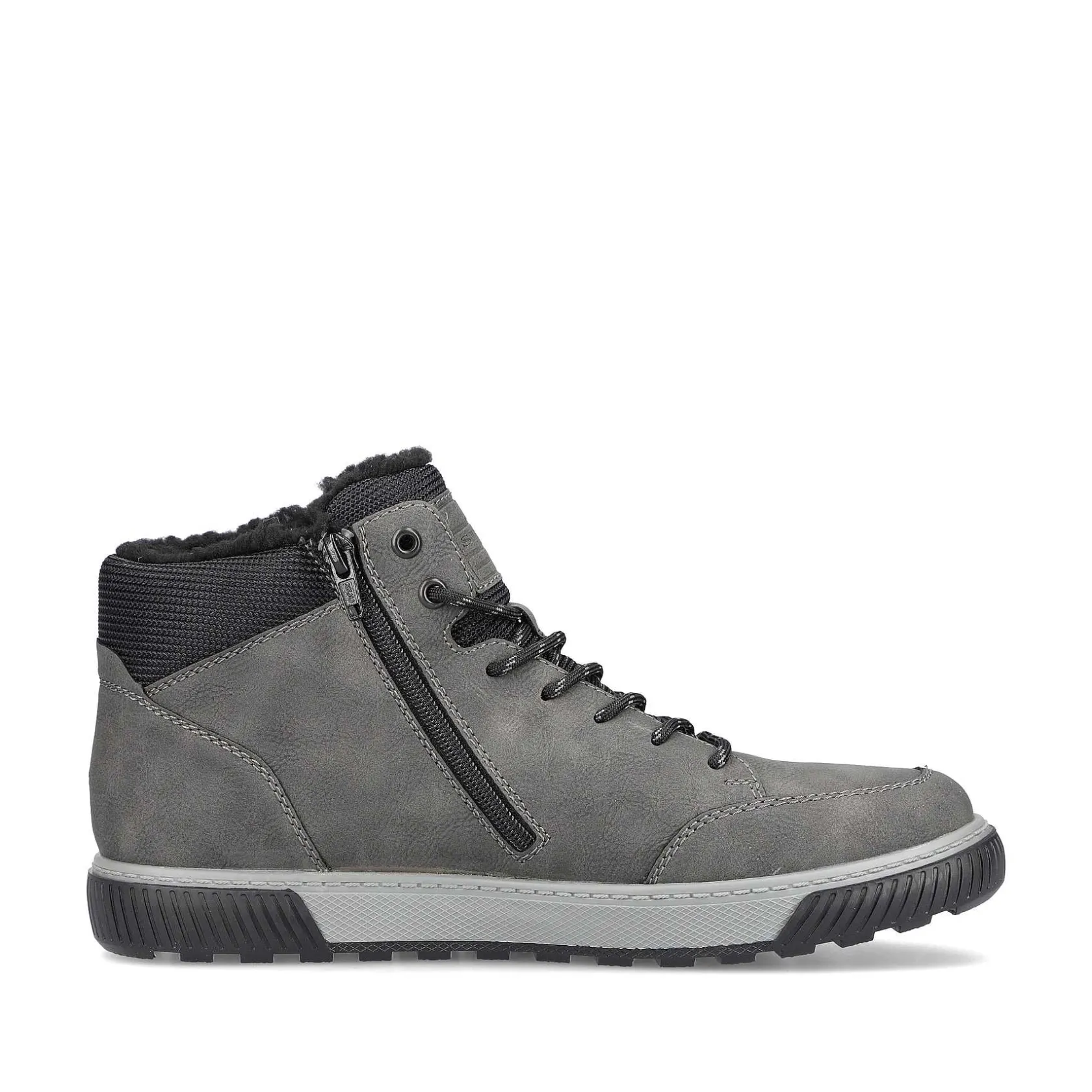 Rieker Boots-Men'S Corded Boots Steel Gray