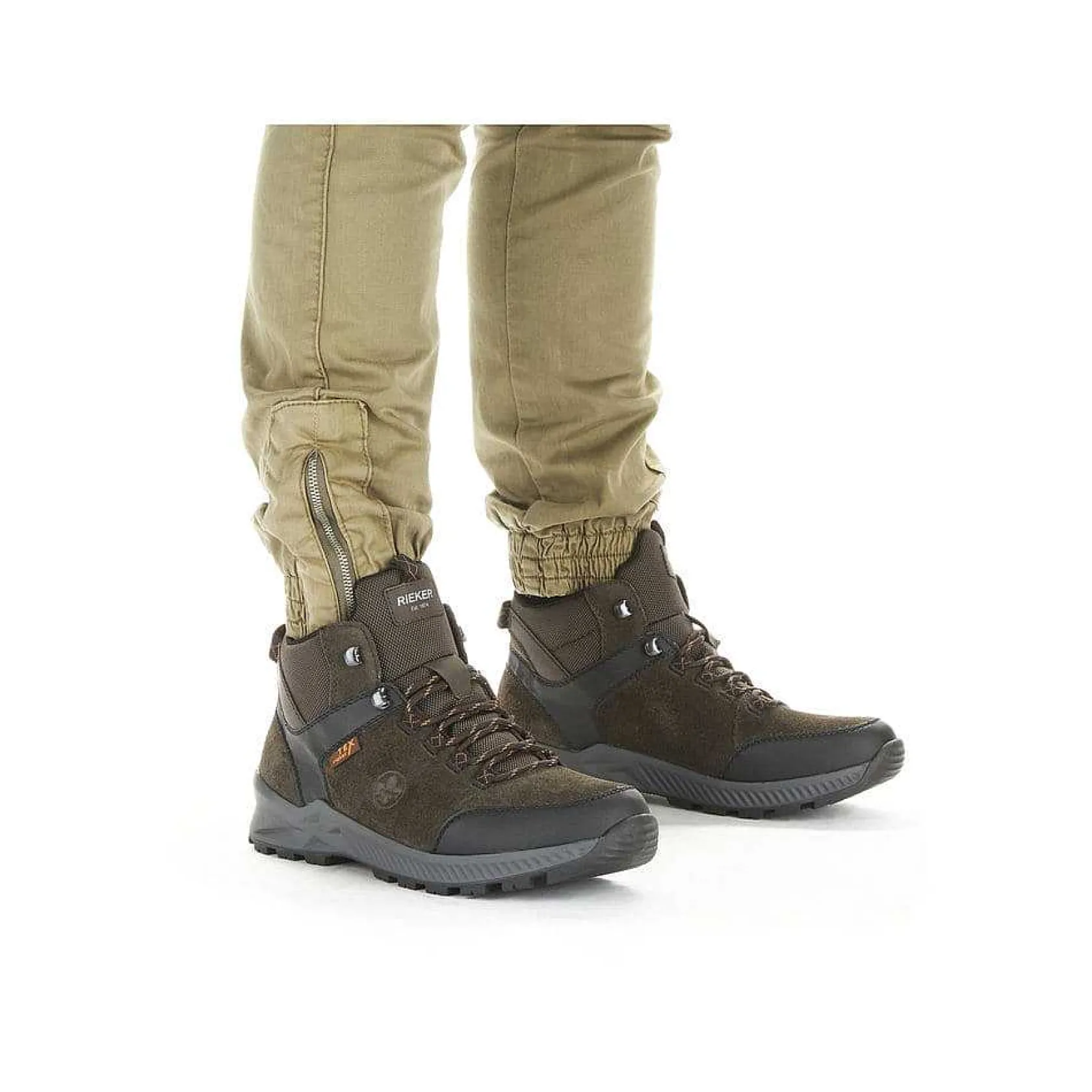 Rieker Boots-Men'S Corded Boots Coffee Brown