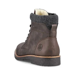 Rieker Boots-Men'S Corded Boots, Nut Brown