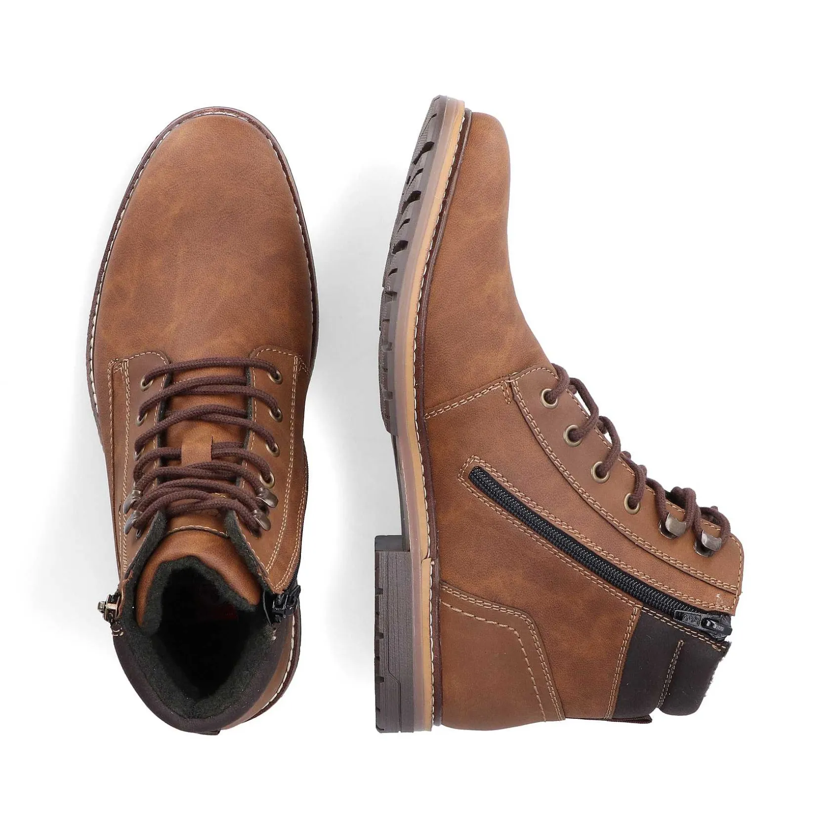 Rieker Boots-Men'S Corded Boots Light Brown