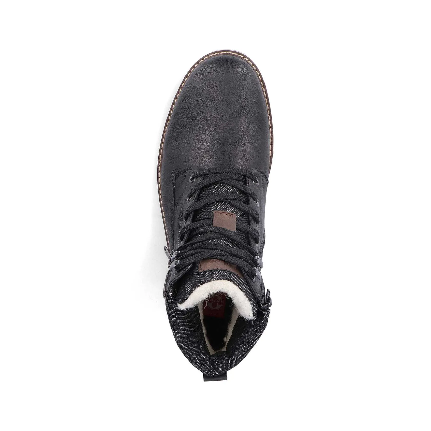 Rieker Boots-Men'S Corded Boots Night Black