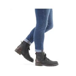 Rieker Boots-Men'S Corded Boots Deep Black