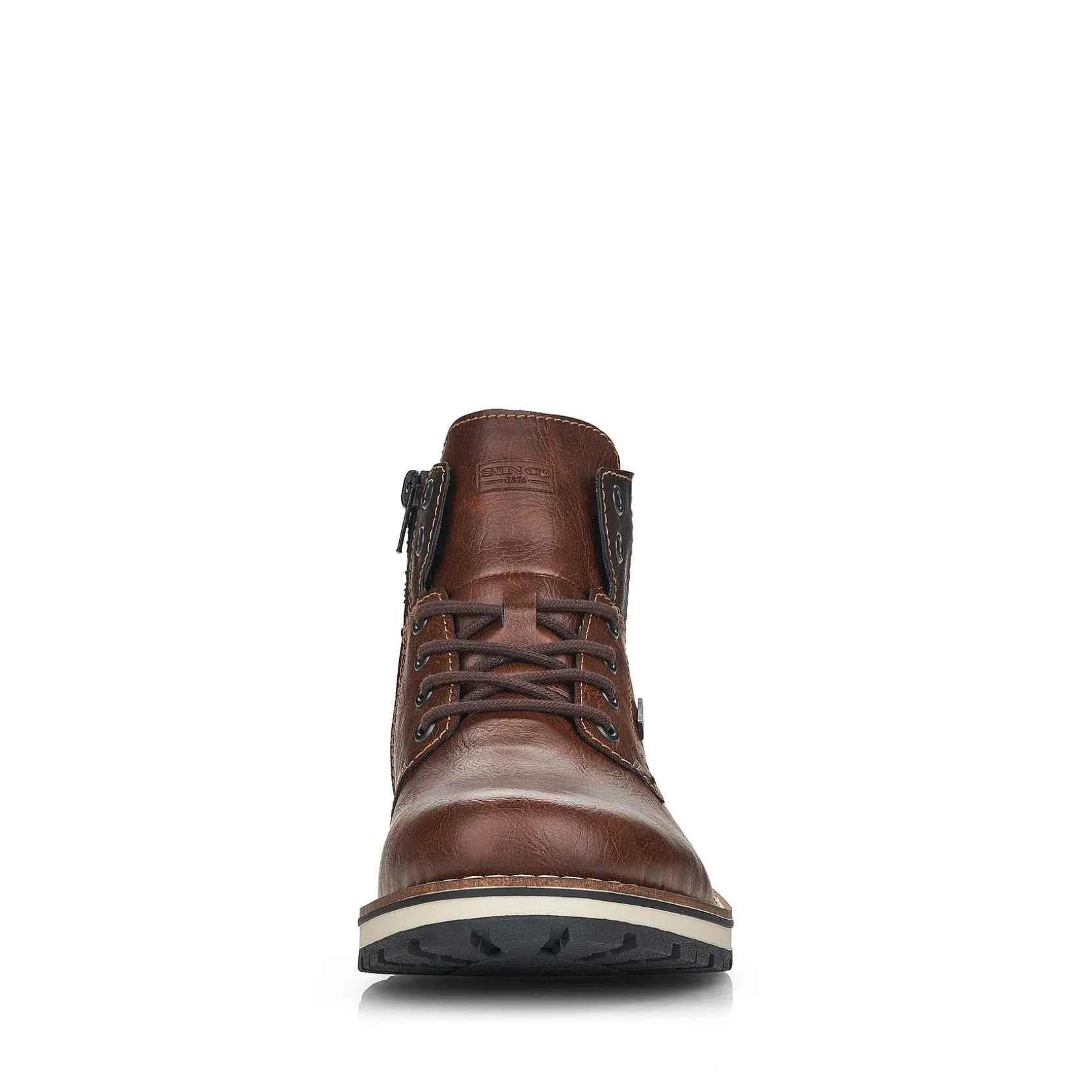 Rieker Boots-Men'S Corded Boots Chestnut Brown