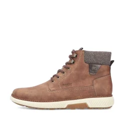 Rieker Boots-Men'S Corded Boots Coffee Brown
