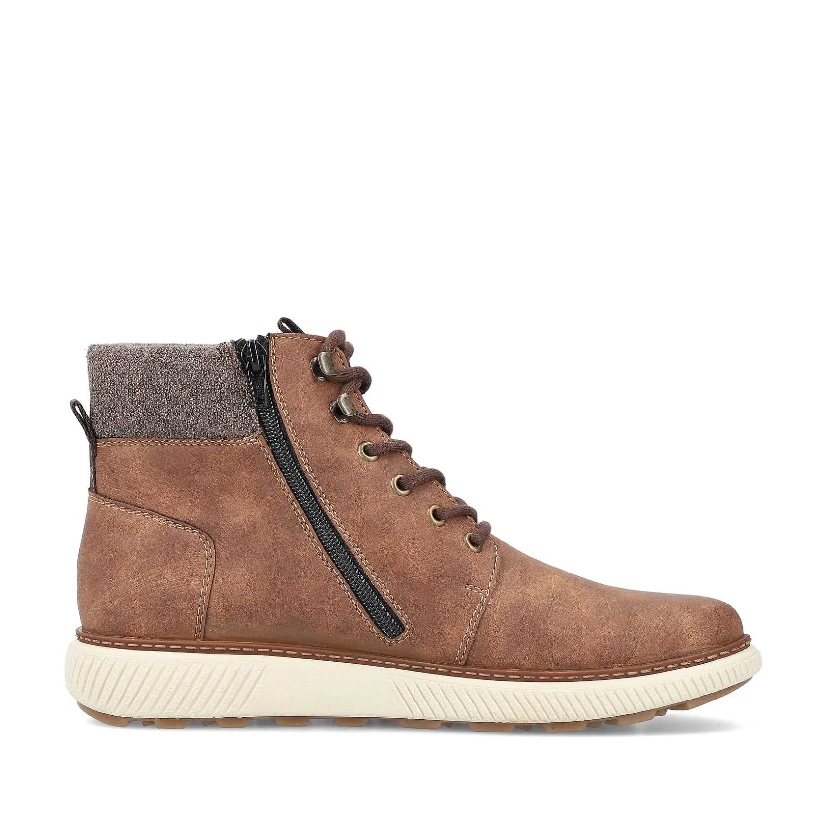 Rieker Boots-Men'S Corded Boots Coffee Brown